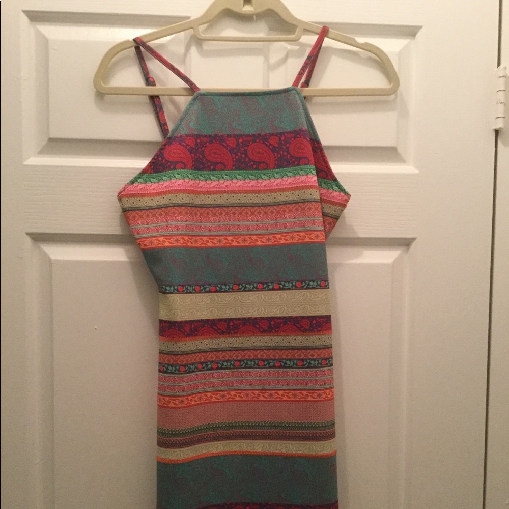 MINKPINK patterned fitted dress size medium